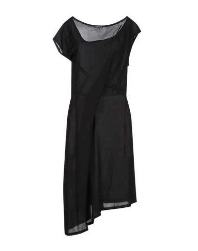 Shop Ann Demeulemeester Knee-length Dress In Black