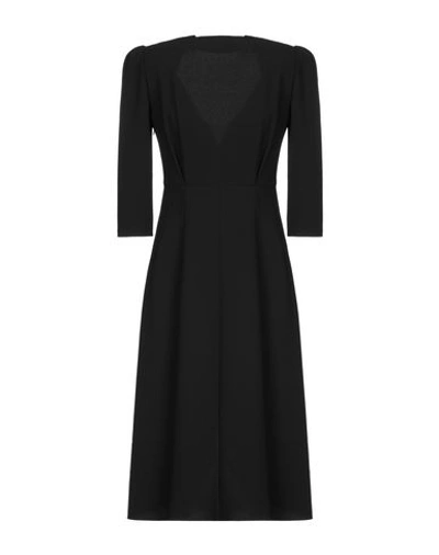 Elisabetta Franchi Midi Dresses In Black