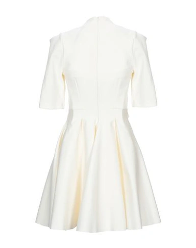 Shop Plein Sud Short Dress In Ivory