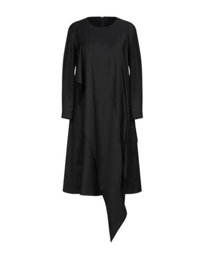 Shop Alessandro Dell'acqua Knee-length Dress In Black