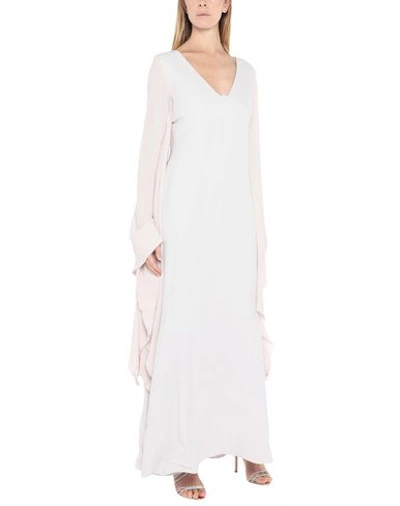 Shop Antonio Berardi Long Dresses In Light Pink