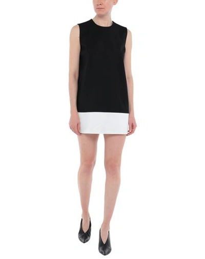 Shop Victoria Beckham Short Dress In Black