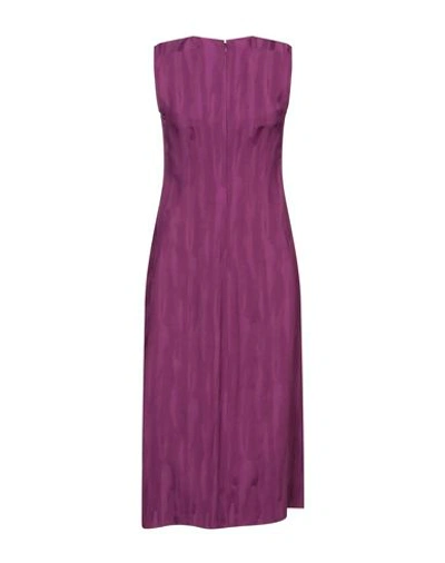 Shop Alessandro Dell'acqua Midi Dress In Purple