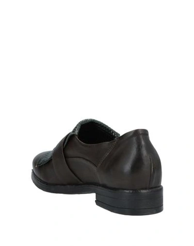 Shop Alberto Guardiani Loafers In Dark Green