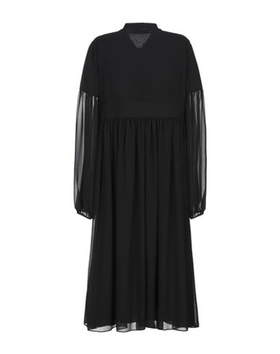 Shop Alessandro Dell'acqua Knee-length Dress In Black