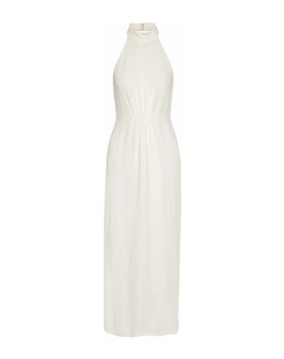 Shop Calvin Klein Collection Long Dress In White