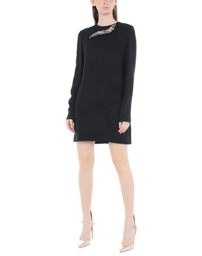 Shop Victoria Beckham Short Dress In Black