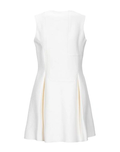 Shop Victoria Beckham Short Dress In Ivory