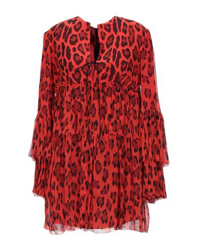 Shop Tom Ford Woman Short Dress Red Size 4 Silk