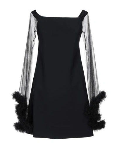 Shop Chiara Boni Short Dress In Black
