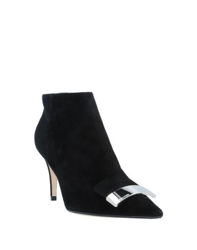 Sergio Rossi Ankle Boots In Black