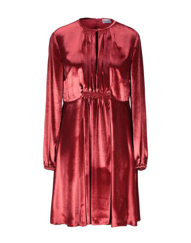 Red Valentino Short Dress In Brick Red | ModeSens