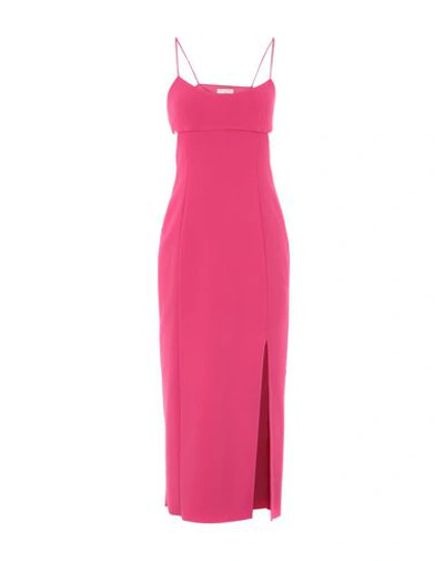 Shop Bec & Bridge 3/4 Length Dresses In Fuchsia