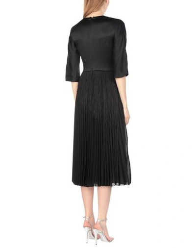 Shop Marco De Vincenzo 3/4 Length Dresses In Black