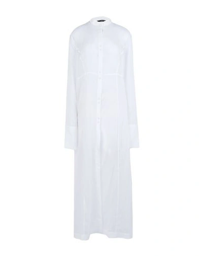 Shop Isabel Benenato Long Dress In White