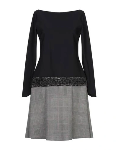Shop Chiara Boni La Petite Robe Woman Mini Dress Black Size 2 Polyamide, Elastane