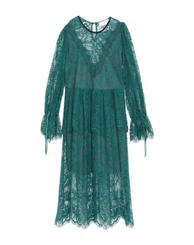 Shop Aniye By Woman Midi Dress Deep Jade Size L Polyamide In Green