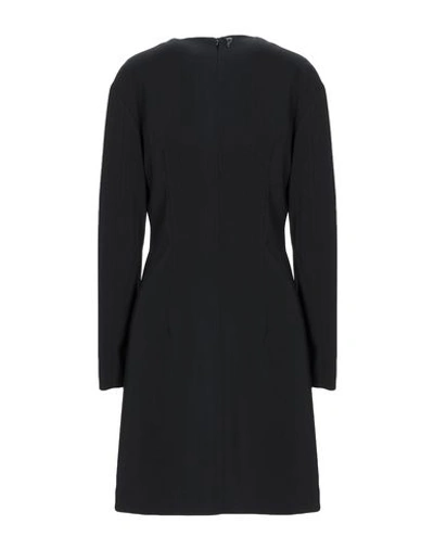 Shop Dondup Woman Mini Dress Black Size 10 Polyester, Elastane