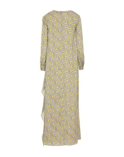 Shop Alessandro Dell'acqua Long Dress In Acid Green