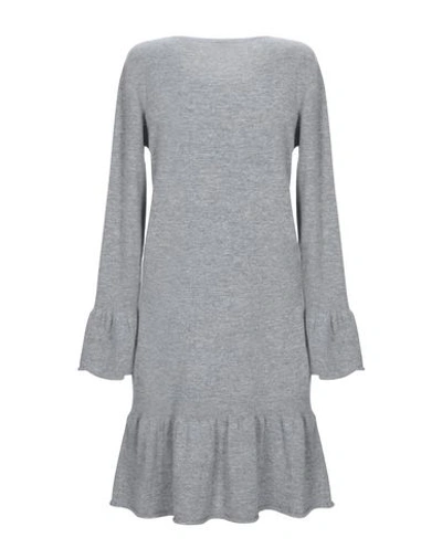 Shop Allude Short Dress In Grey