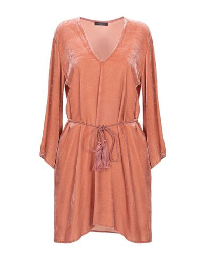 Shop Antonelli Short Dress In Pastel Pink