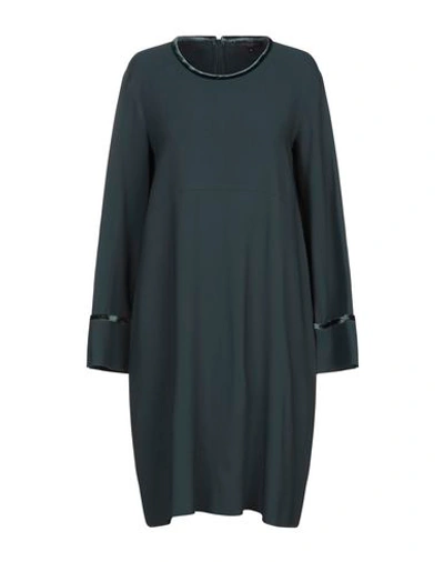 Shop Antonelli Knee-length Dress In Dark Green