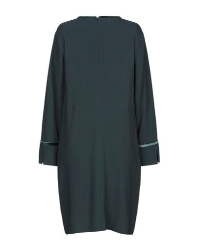 Shop Antonelli Knee-length Dress In Dark Green