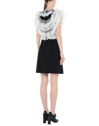 Shop Dolce & Gabbana Woman Mini Dress Black Size 2 Viscose, Acetate, Polyamide, Cotton, Elastane