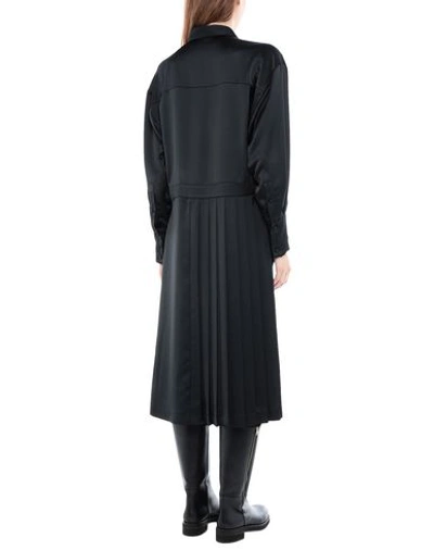 Shop Msgm Midi Dress In Black