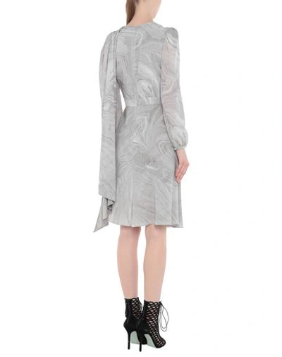 Shop Alexander Mcqueen Short Dress In Light Grey