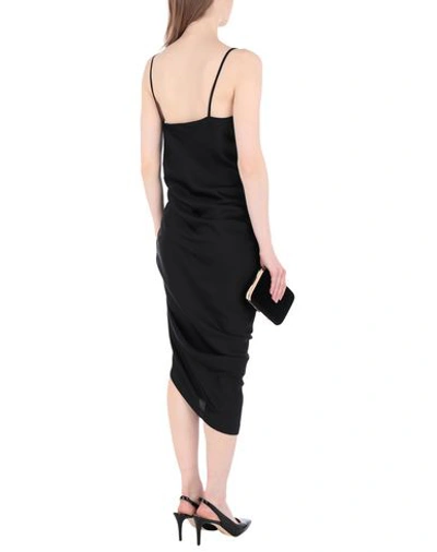 Shop Nineminutes Woman Maxi Dress Black Size 4 Polyether, Elastane