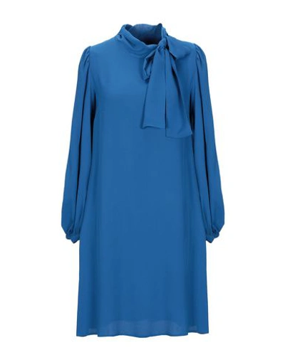 Shop Beatrice B Short Dress In Blue