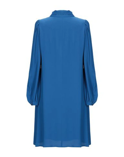 Shop Beatrice B Short Dress In Blue