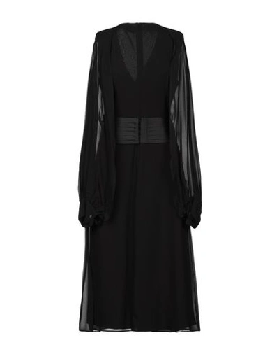 Shop Atos Lombardini Midi Dresses In Black