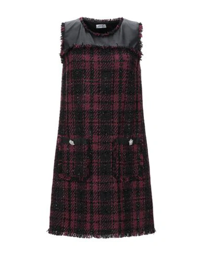 Shop Liu •jo Woman Mini Dress Black Size 2 Polyester, Cotton, Viscose, Polyamide, Polyurethane Resin