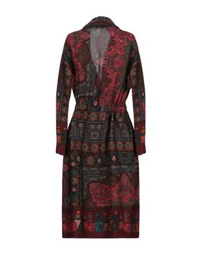 Shop Ottod'ame Full-length Jacket In Maroon