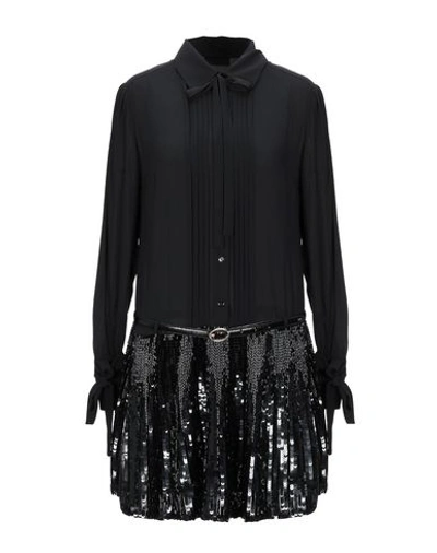 Elisabetta Franchi Short Dresses In Black