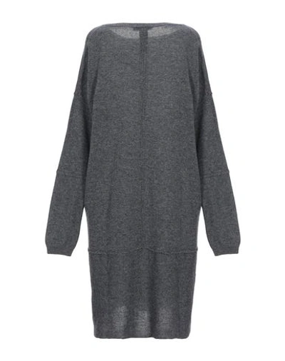 Shop Crossley Short Dress In Steel Grey