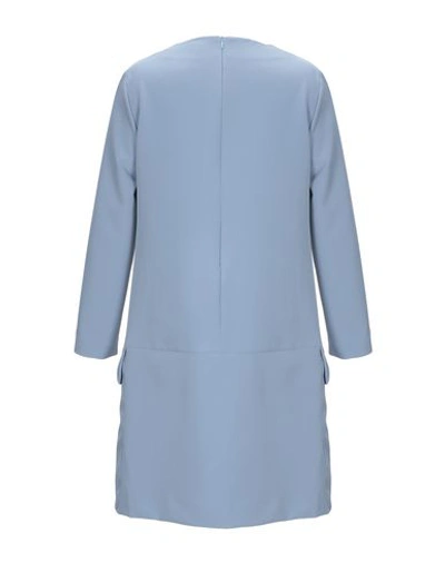 Shop Alessandro Dell'acqua Short Dress In Sky Blue