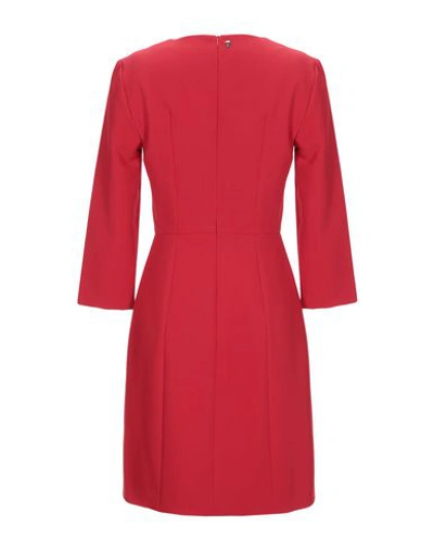 Shop Dondup Woman Mini Dress Red Size 2 Polyester, Viscose, Elastane