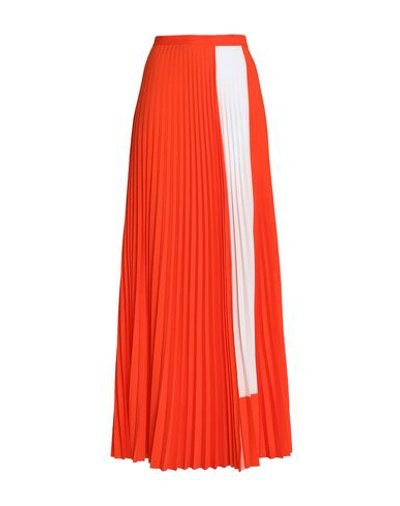 Shop Haider Ackermann Maxi Skirts In Orange