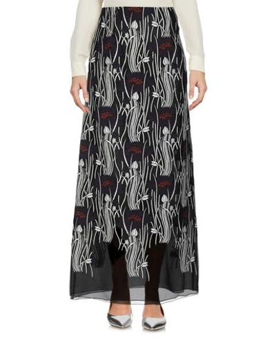 Shop Giambattista Valli Maxi Skirts In Purple