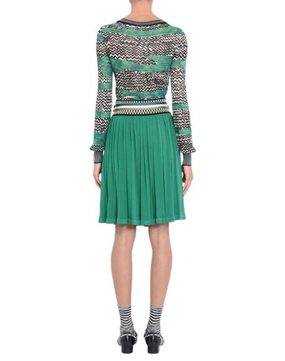 Shop Missoni Knee Length Skirt In Green