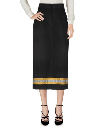 Shop Calvin Klein 205w39nyc Woman Midi Skirt Black Size 4 Polyester, Cotton