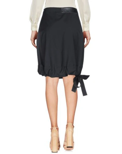 Shop Loewe Knee Length Skirts In Black