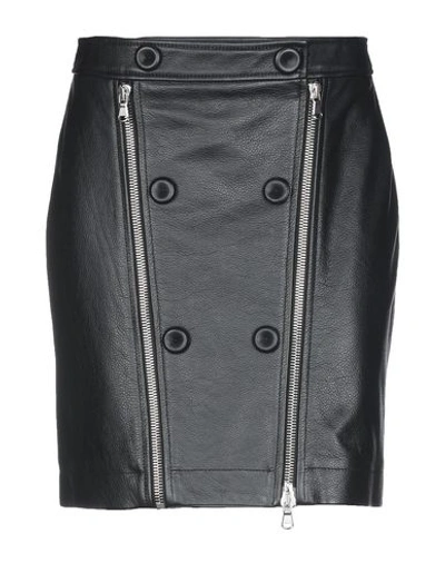 Shop Moschino Mini Skirts In Black