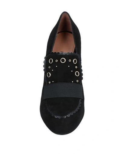 Shop Pura López Loafers In Black