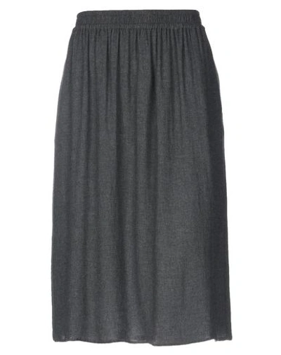 Shop Diega Knee Length Skirt In Lead