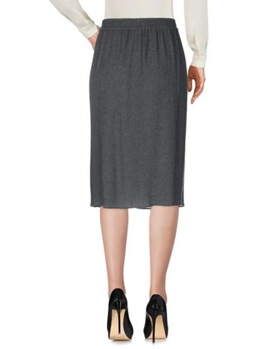 Shop Diega Knee Length Skirt In Lead