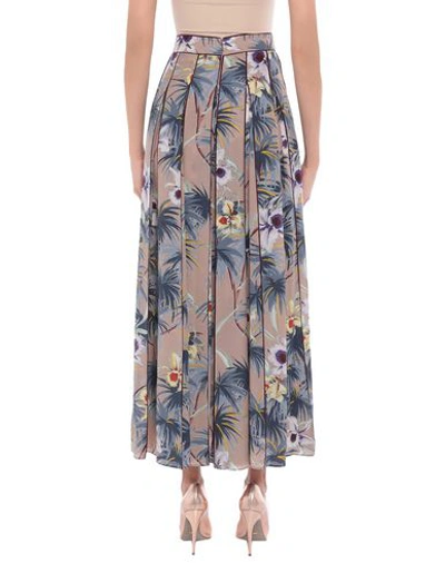 Shop Valentino Maxi Skirts In Pale Pink